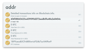 bitcoin address